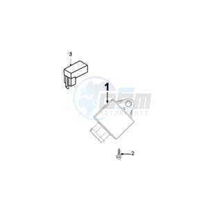 LUDIX 10 RORA SNAKE drawing ELECTRONIC PART WITH CDI