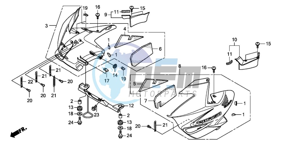 FRONT SIDE COWL