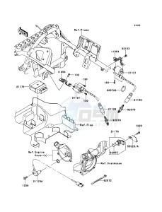 KVF750 4x4 KVF750LCS EU GB drawing Ignition System