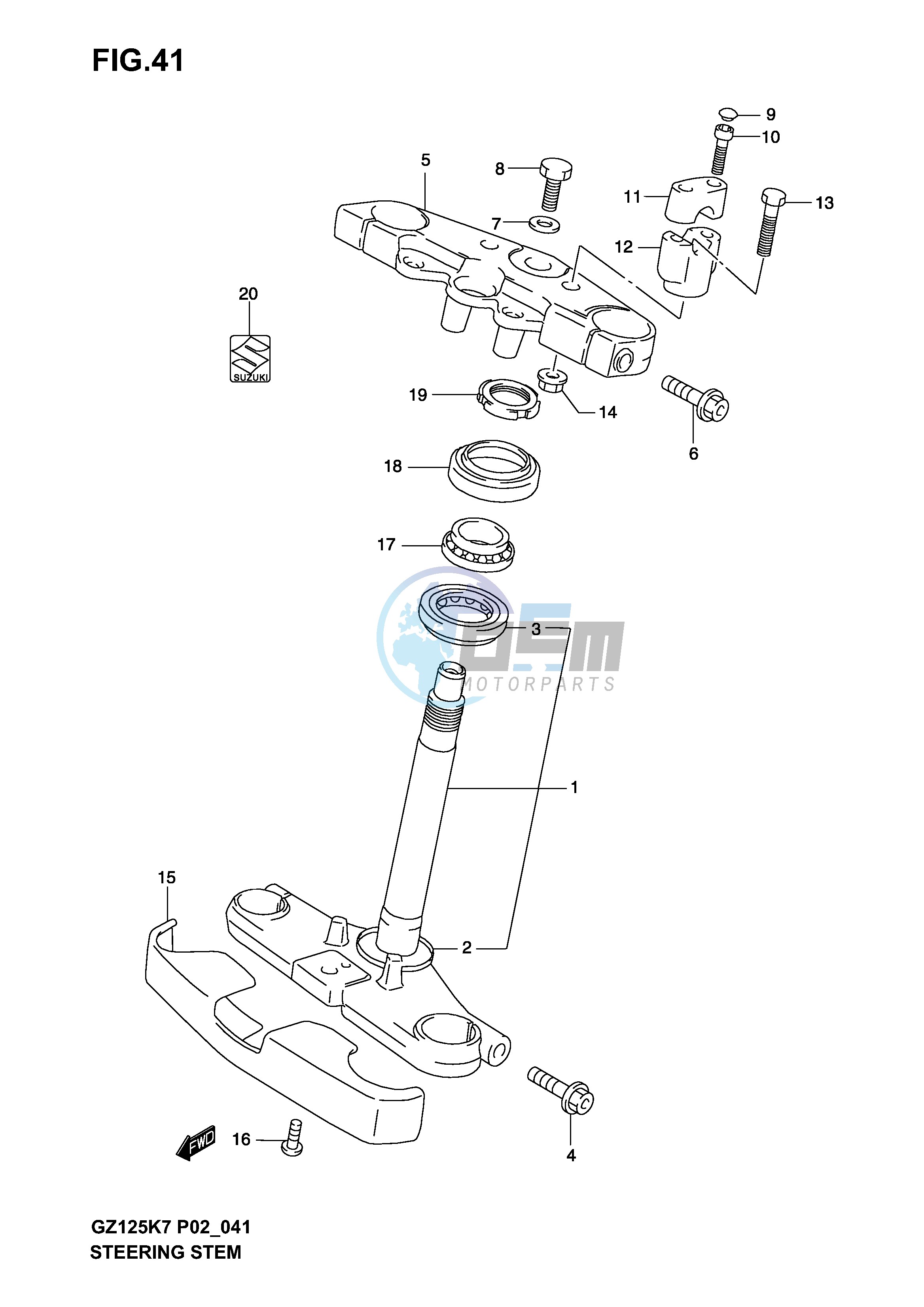 STEERING STEM