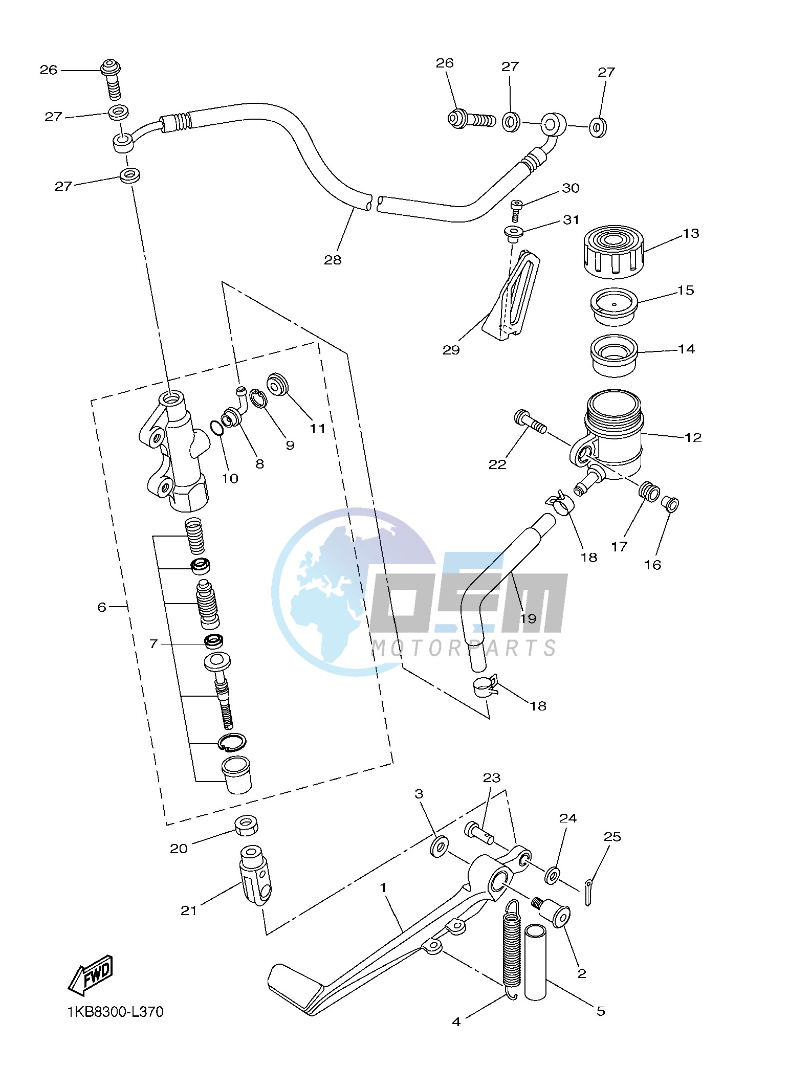 REAR MASTER CYLINDER