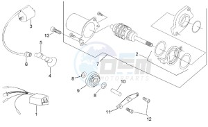 Scarabeo 50 2t (eng. Minarelli) drawing Ignition unit