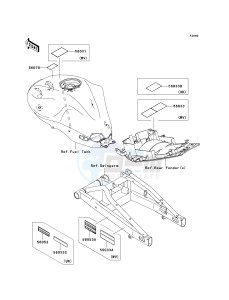 ER 650 A [ER-6N (EUROPEAN] (A6S-A8F) A8F drawing LABELS