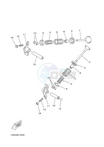 YPR250RA XMAX 250 ABS EVOLIS 250 ABS (1YS7 1YS7 1YS7) drawing VALVE