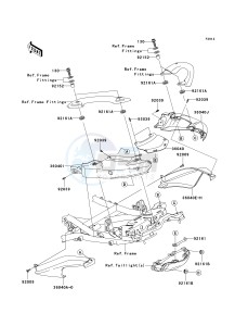 KLE 650 A [VERSYS] (9F-9F) A7F drawing SEAT COVER-- A7F_A8F- -