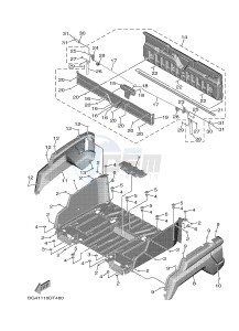 YXF850ES YXF85WPSJ WOLVERINE X (BG41) drawing CARRIER