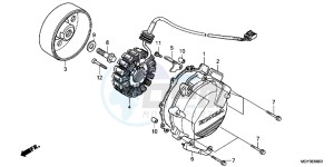 VFR800XC drawing GENERATOR