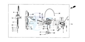 SGX50 drawing CARBURETOR