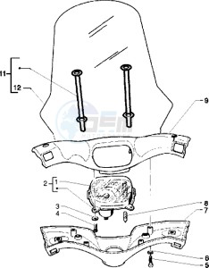 Free pptt 50 drawing Speedometers Kms. - handlebar cover