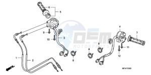 CBF1000T9 UK - (E / ABS MKH) drawing SWITCH/CABLE