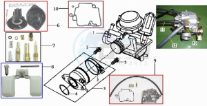 JOYRIDE 125 drawing CARBURATOR