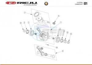 BYE-BIKE-25-KM-H-EURO4-HOLLAND-GREY drawing CRANKSHAFT