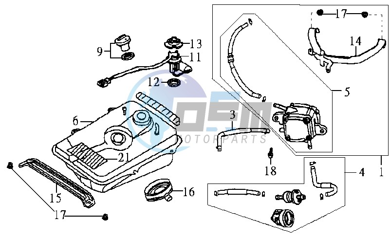 FUEL TANK - FUEL CUT