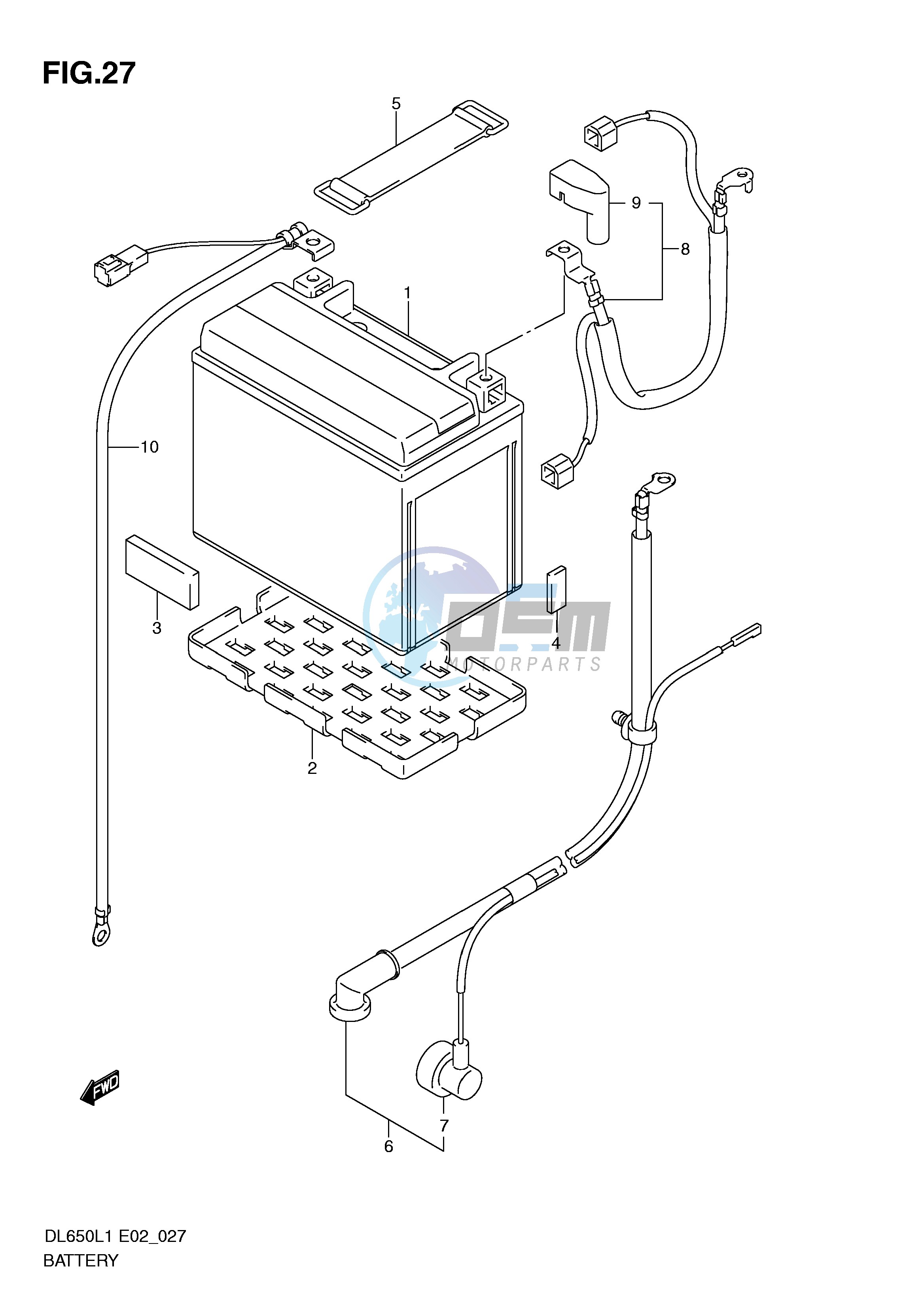 BATTERY (DL650L1 E2)