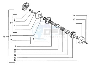 Typhoon 50 (USA) USA drawing Driven pulley