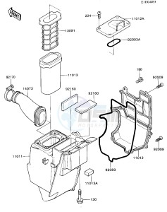 KD 80 N [KD80] (N1-N3) [KD80] drawing AIR CLEANER