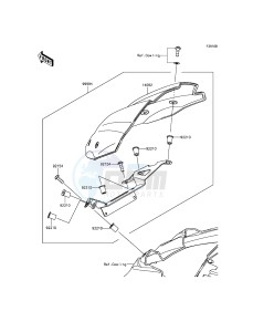 Z800 ABS ZR800DFF UF (UK FA) XX (EU ME A(FRICA) drawing Accessory(Meter Cover)