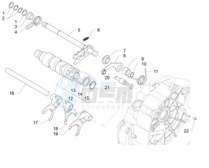 V7 II Stornello ABS 750 drawing Gear box selector