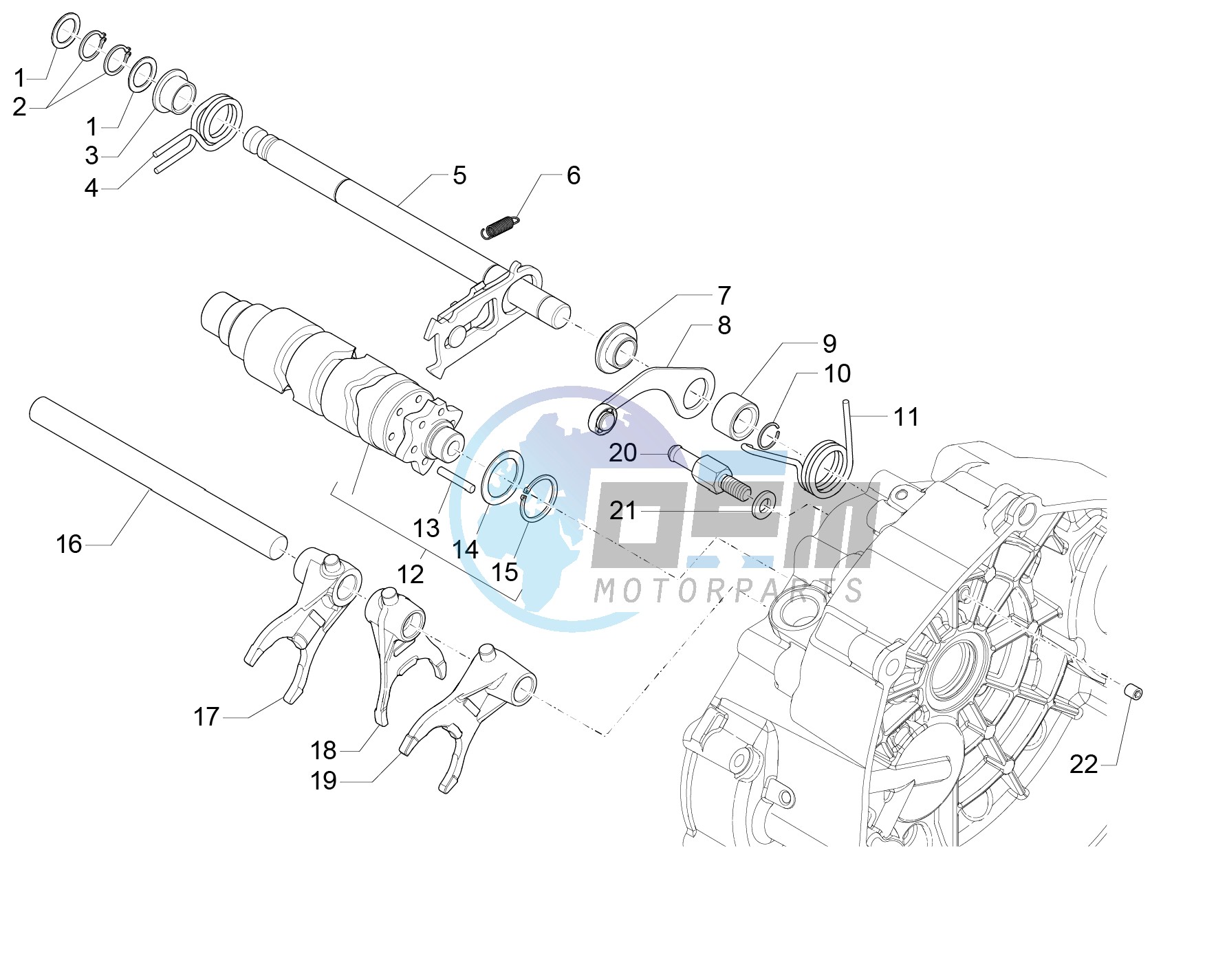 Gear box selector