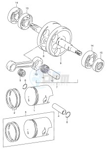 JR50 (P3-P28) drawing CRANKSHAFT