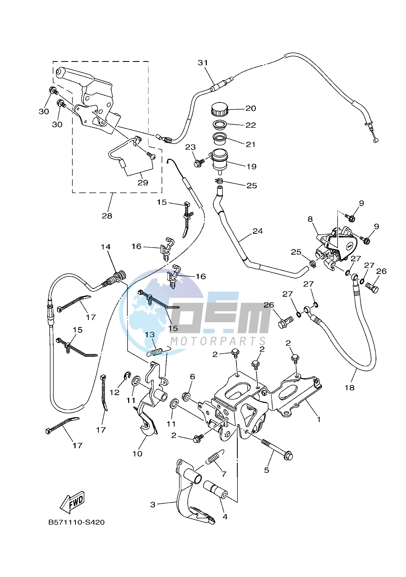 PEDAL WIRE