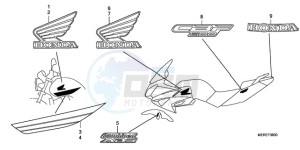 CBF600N9 UK - (E / MKH) drawing MARK/STRIPE