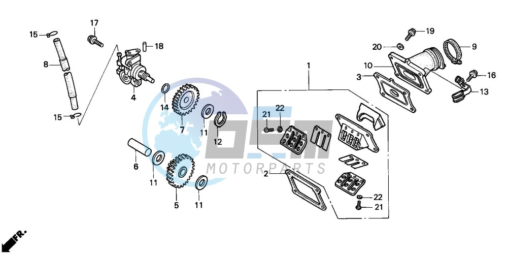 OIL PUMP/REED VALVE