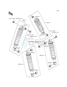 KLF 300 C [BAYOU 300 4X4] (C1-C4) [BAYOU 300 4X4] drawing SHOCK ABSORBER-- S- -