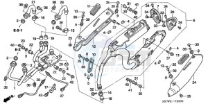 VFR8009 U / MME TWO drawing EXHAUST MUFFLER