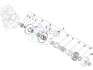 Liberty 50 4t drawing Driven pulley