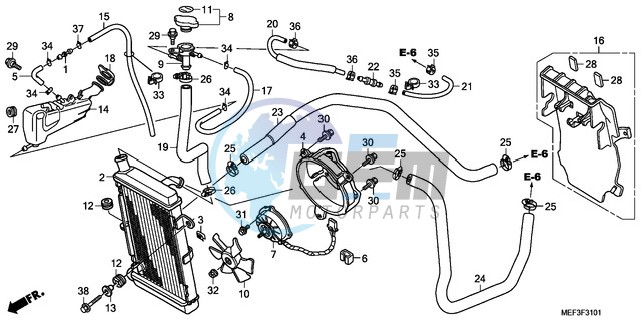 RADIATOR (FJS400D9/FJS400 A)