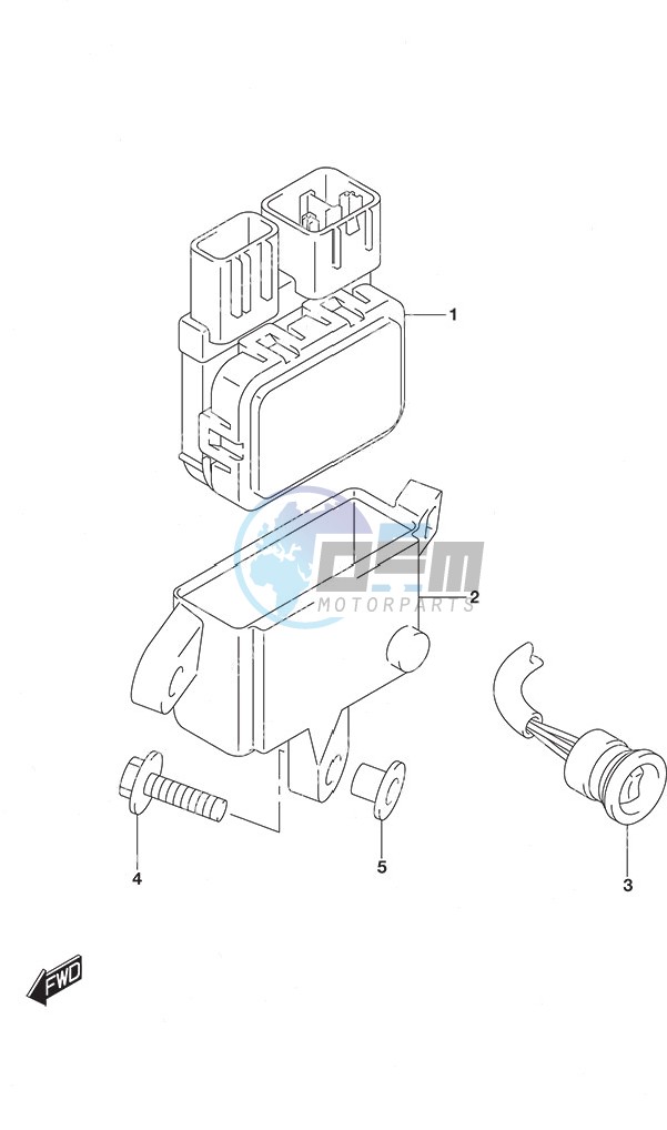 PTT Switch Remote Control w/Power Tilt