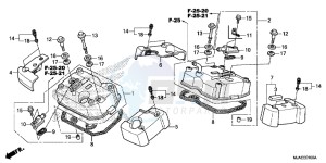 VT750C2BE Shadow - VT750C2B-E UK - (E) drawing CYLINDER HEAD COVER