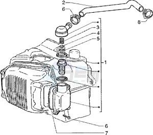 Liberty 125 Leader drawing Oil drain valve