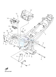 XJ6N ABS 600 XJ6-N (NAKED, ABS) (36B5) drawing FRAME