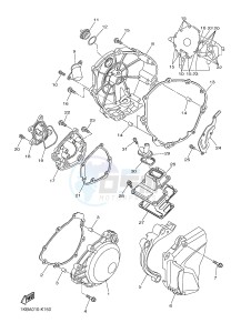 YZF-R1 YZF-R1M 998 R1 (2SG1 2SG2) drawing CRANKCASE COVER 1