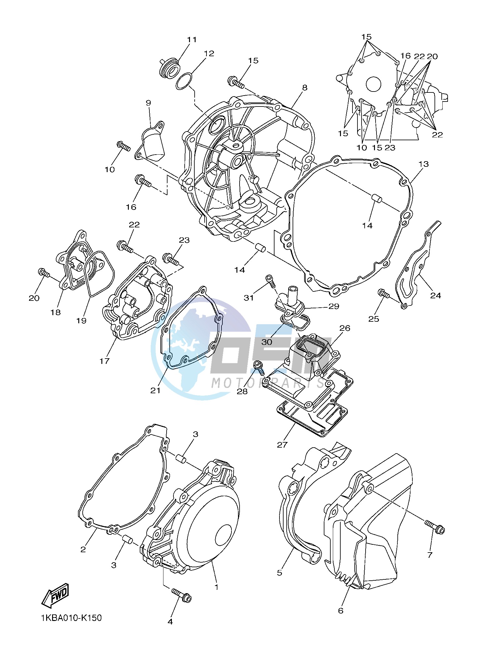 CRANKCASE COVER 1