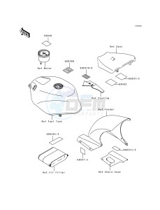 ZX 750 J [NINJA ZX-7] (J1-J2) [NINJA ZX-7] drawing LABEL