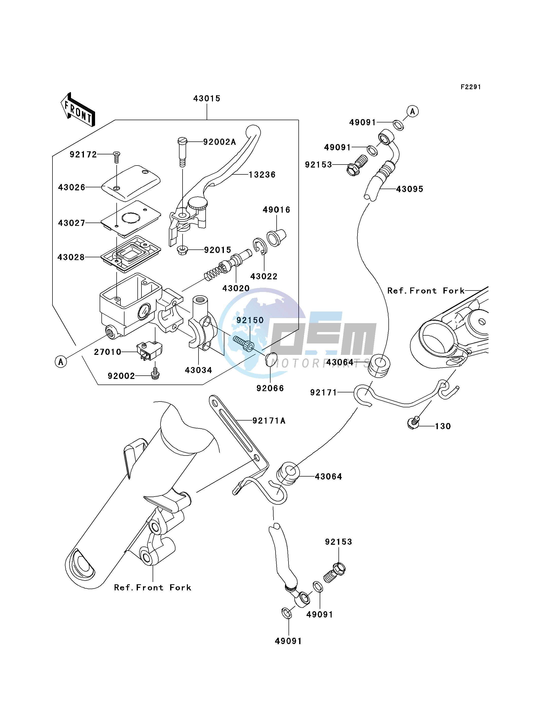 FRONT MASTER CYLINDER