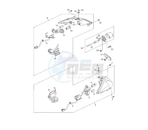 YP R X-MAX 125 drawing TAILLIGHT