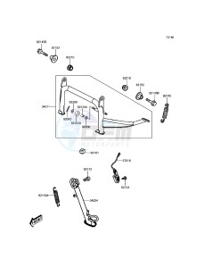 J125 ABS SC125CHF XX (EU ME A(FRICA) drawing Stand(s)