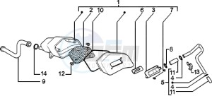 Liberty 50 2t drawing Secondairy air box