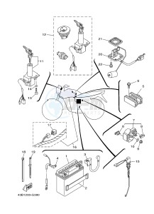 YBR125EGS (43B9) drawing ELECTRICAL 1