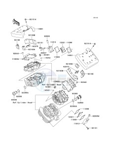 VN 1500 J [VULCAN 1500 DRIFTER] (J1-J2) [VULCAN 1500 DRIFTER] drawing CYLINDER HEAD COVER