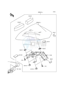 ER-6F EX650EGF XX (EU ME A(FRICA) drawing Accessory(Single Seat Cover)