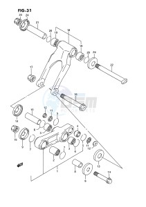 RM250 (E2) drawing CUSHION LEVER