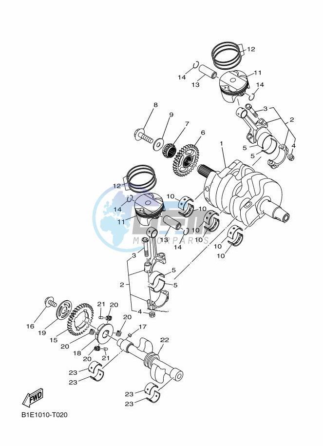 CRANKSHAFT & PISTON