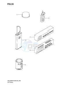 DR-Z250 (E28-E33) drawing OPTIONAL