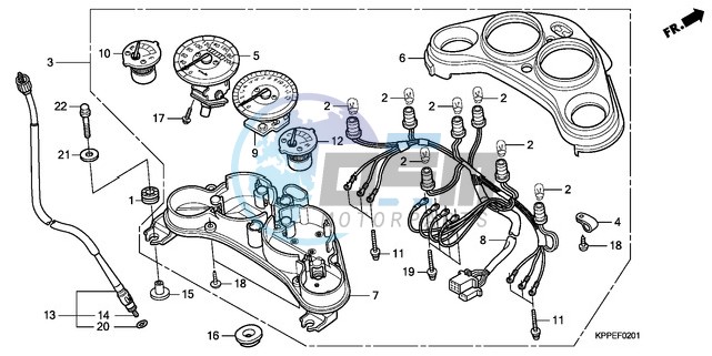 METER (CBR125RW7/RW9/RWA)