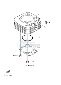 YFM350 YFM35RD RAPTOR 350 (1BSA 1BS9) drawing CYLINDER